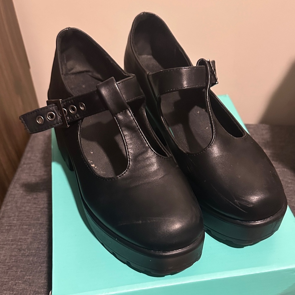 Black Mary Jane Women's Shoes